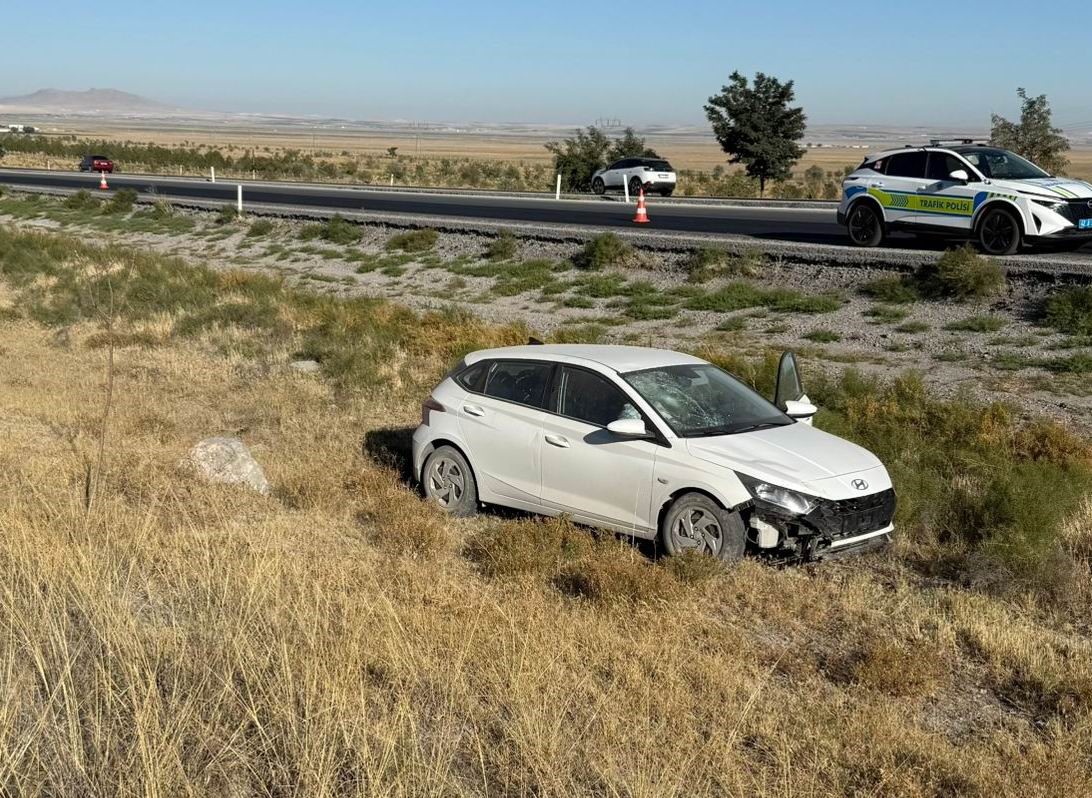 Karapınar’da trafik kazası: 1 yaralı