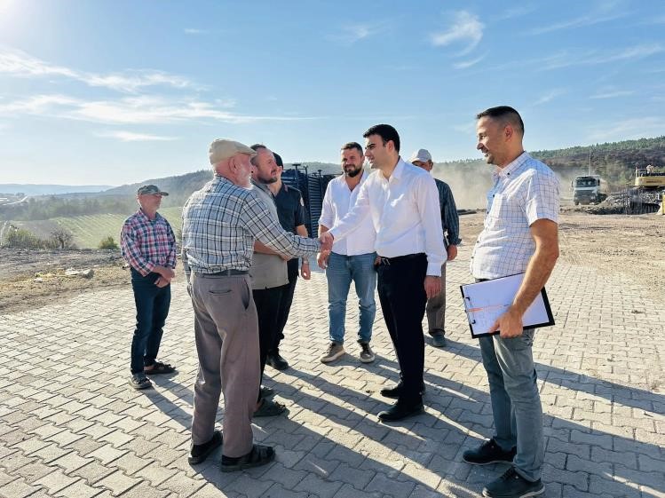 Yangın bölgesinde çalışmalar devam ediyor