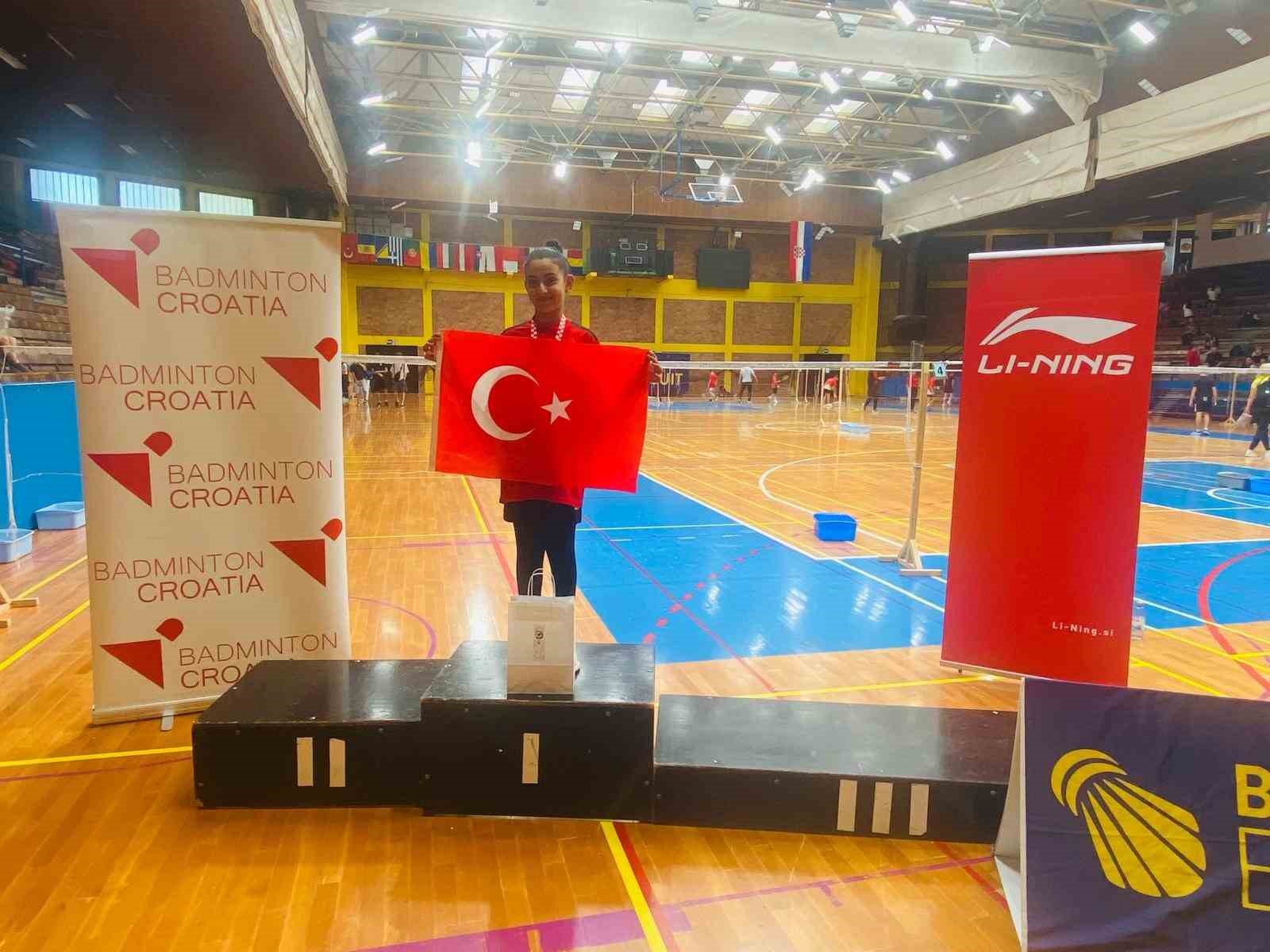 Genç sporcu Doğan Hırvatistan’dan madalya ile döndü
