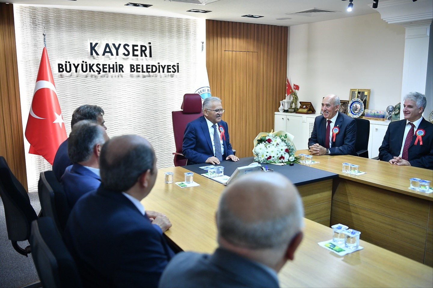 Ahilik kutlama heyetinden Başkan B&uuml;y&uuml;kkılı&ccedil;&rsquo;a ziyaret
