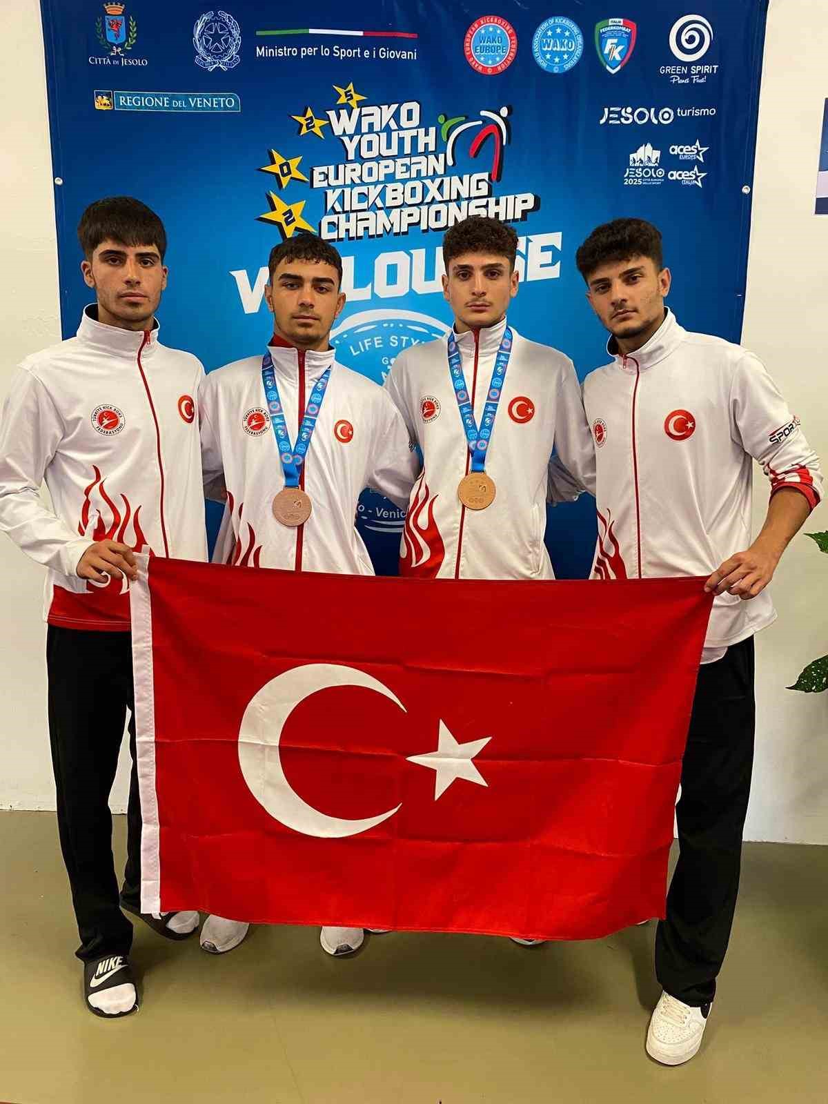 Avrupa’dan madalya ile dönüyorlar