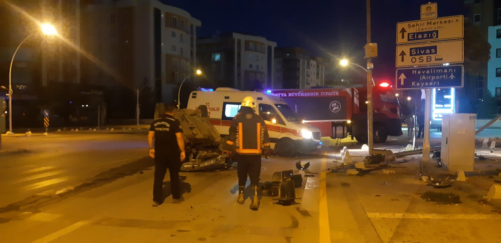 Malatya&rsquo;da iki ayrı kazada: 4 yaralı
