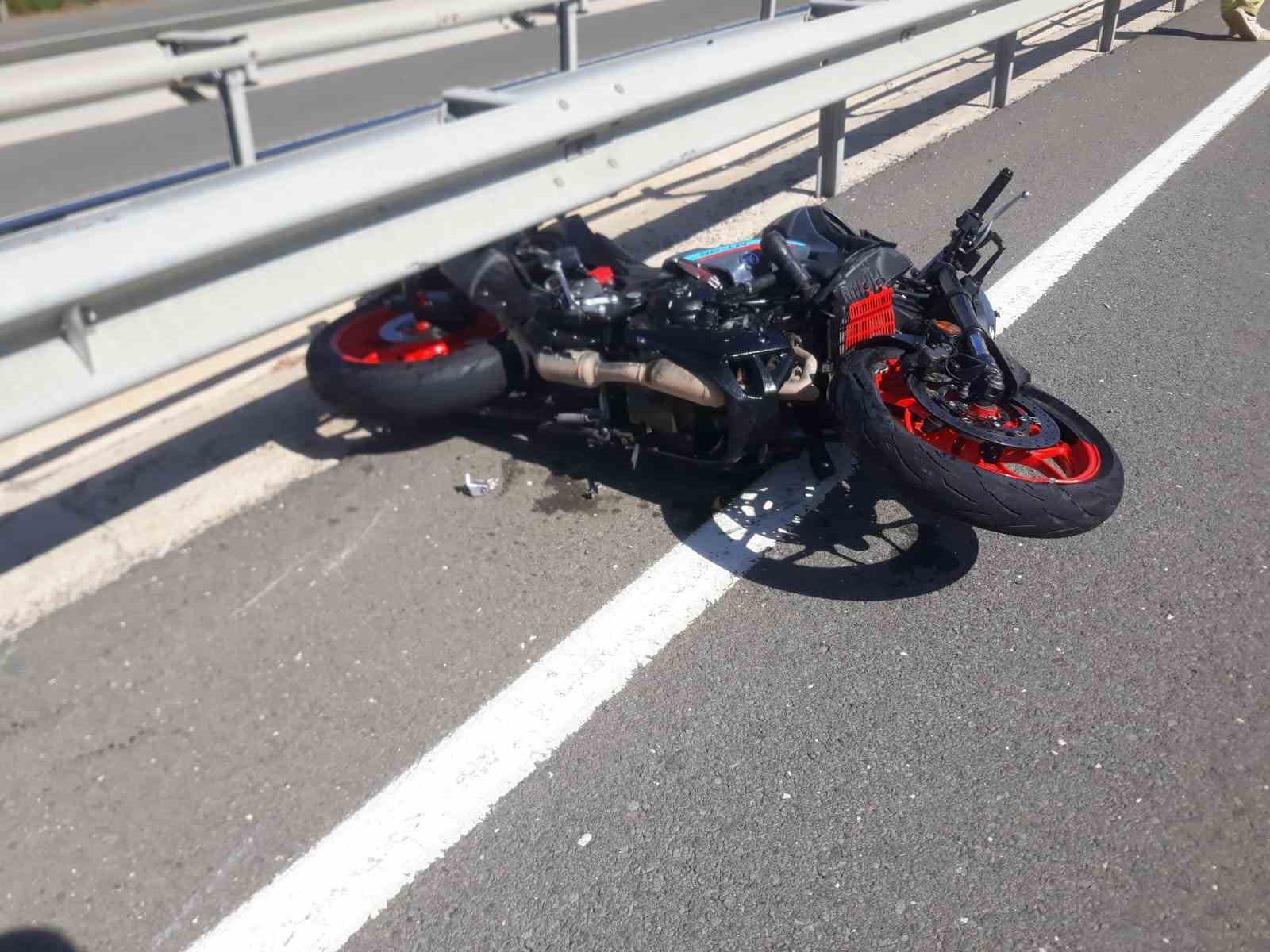 Keşan’da otomobille motosiklet çarpıştı: 1 yaralı