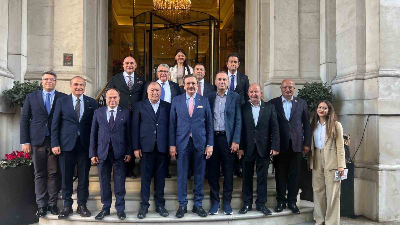 DTO Başkanı Erdoğan, Londra’da temaslarda bulundu