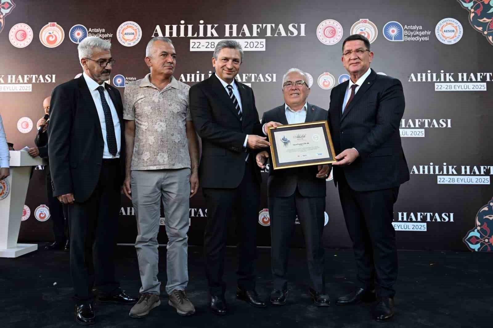 Antalya’da Ahilik Haftası kutlandı