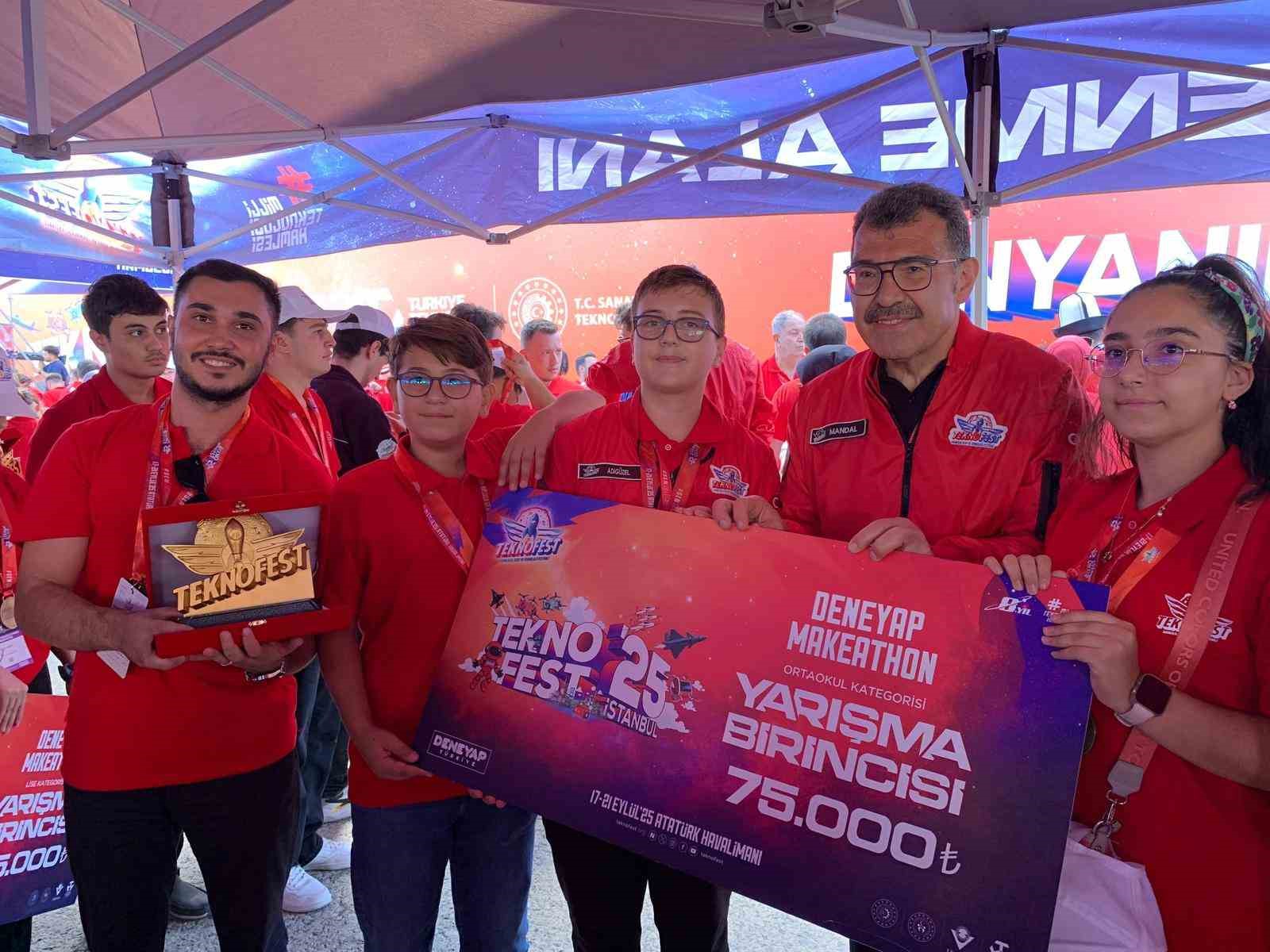 Bilim Yunusemre öğrencileri TEKNOFEST’te birinci oldu
