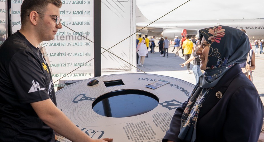 TÜRGEV standı TEKNOFEST&rsquo;te milli gururun merkezi oldu