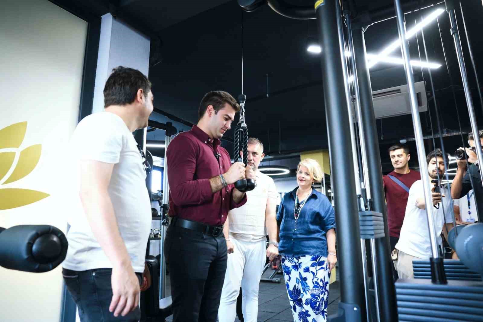 Yenilenen fitness merkezi hizmete a&ccedil;ıldı
