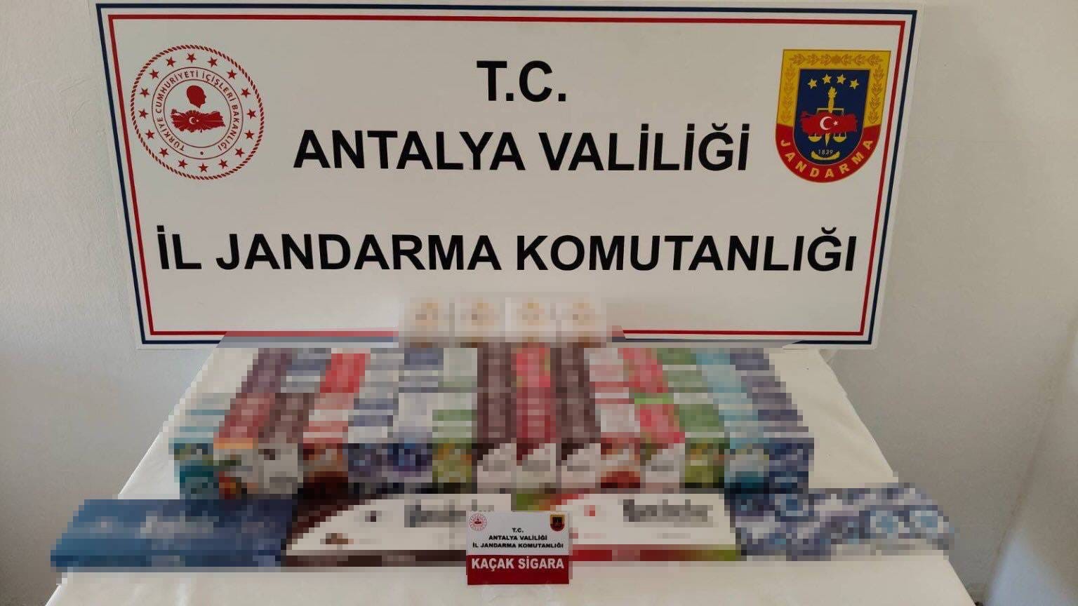 Gazipaşa’da 250 kilo kaçak tütün ve 420 paket kaçak sigara ele geçirildi
