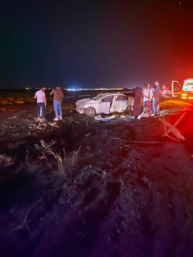 Hilvan’da takla atan otomobilde 3 kişi yaralandı