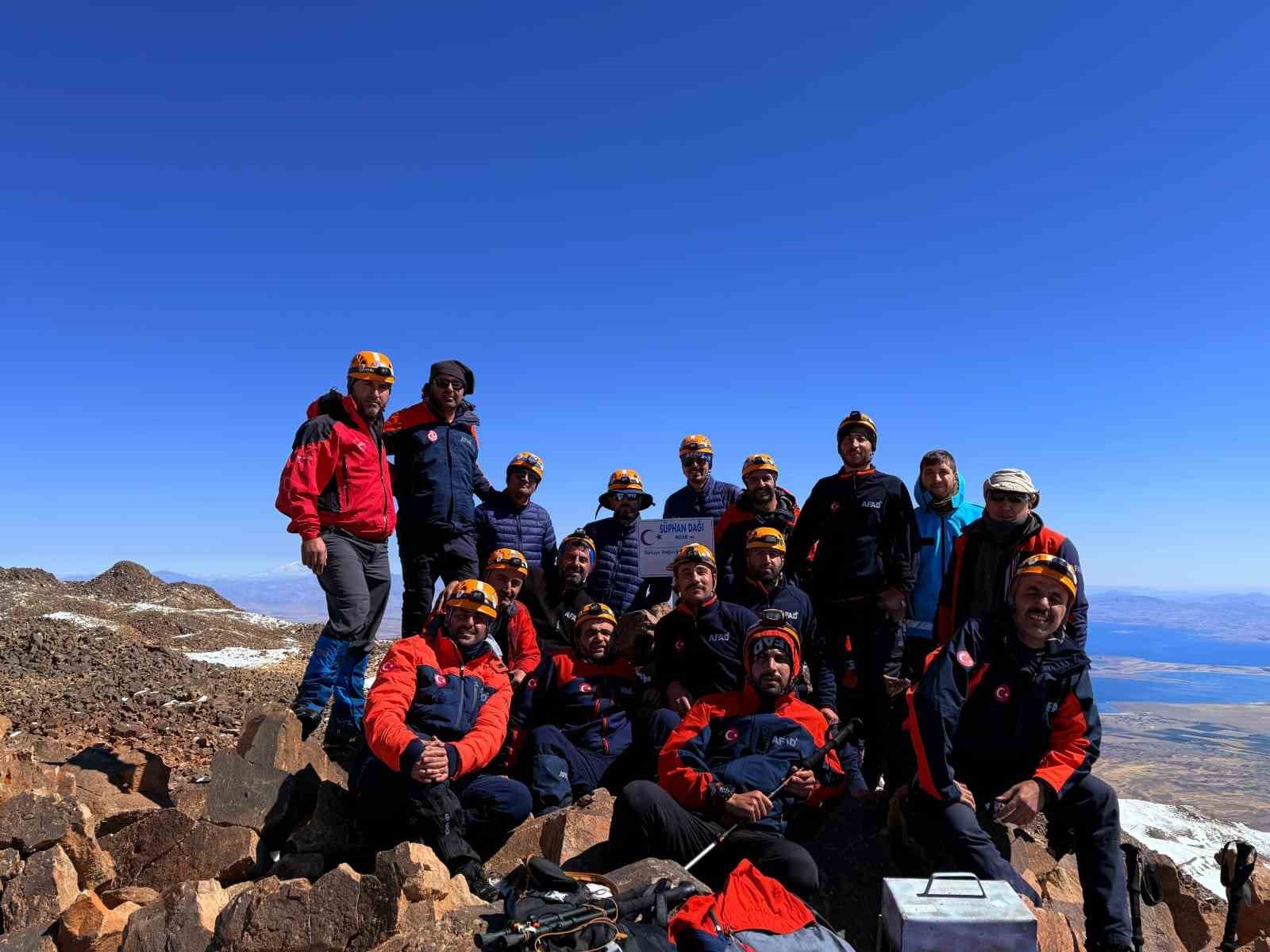 Süphan Dağı’nda ‘Yüksek İrtifada Müdahale ve Kaynaşma’ faaliyeti