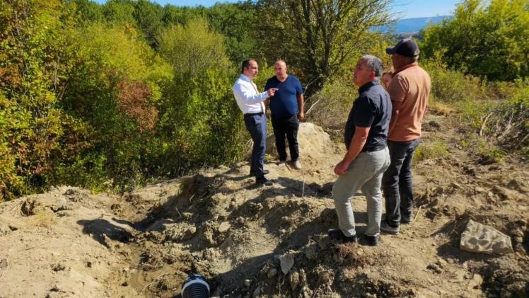 Yenipazar’da içme suyu hattı yenileme çalışmaları denetlendi