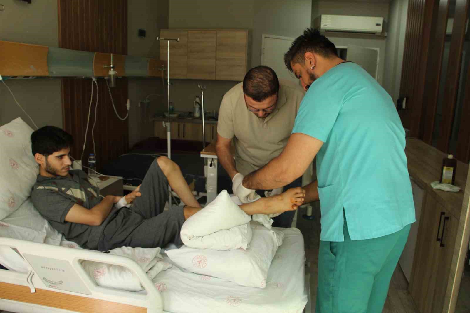 Kapanmayan yaraya Şırnak’ta serbest doku transferi