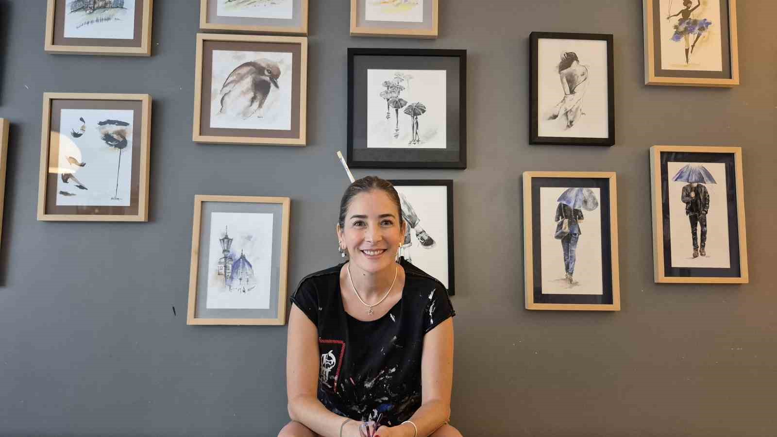 Sanat tutkusunu &ccedil;ocuklarının hediyesi yeniden alevlendirdi
