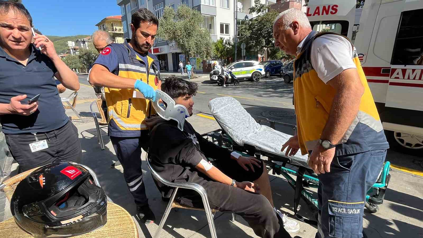 Menteşe’de trafik kazası: 1 yaralı
