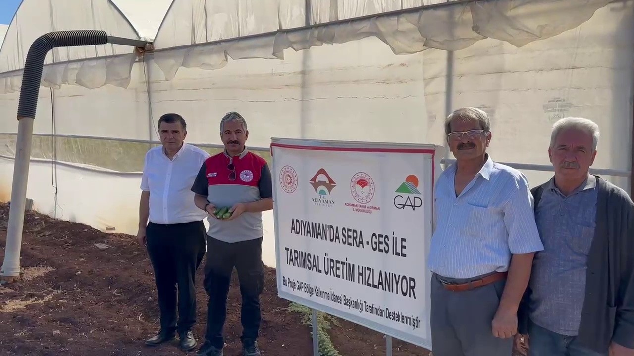 Adıyaman’da Sera-GES Projesiyle tarımsal üretim hız kazanıyor