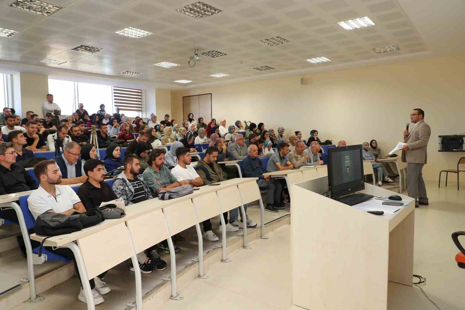 Filistin direnişi öğrencilere anlatıldı