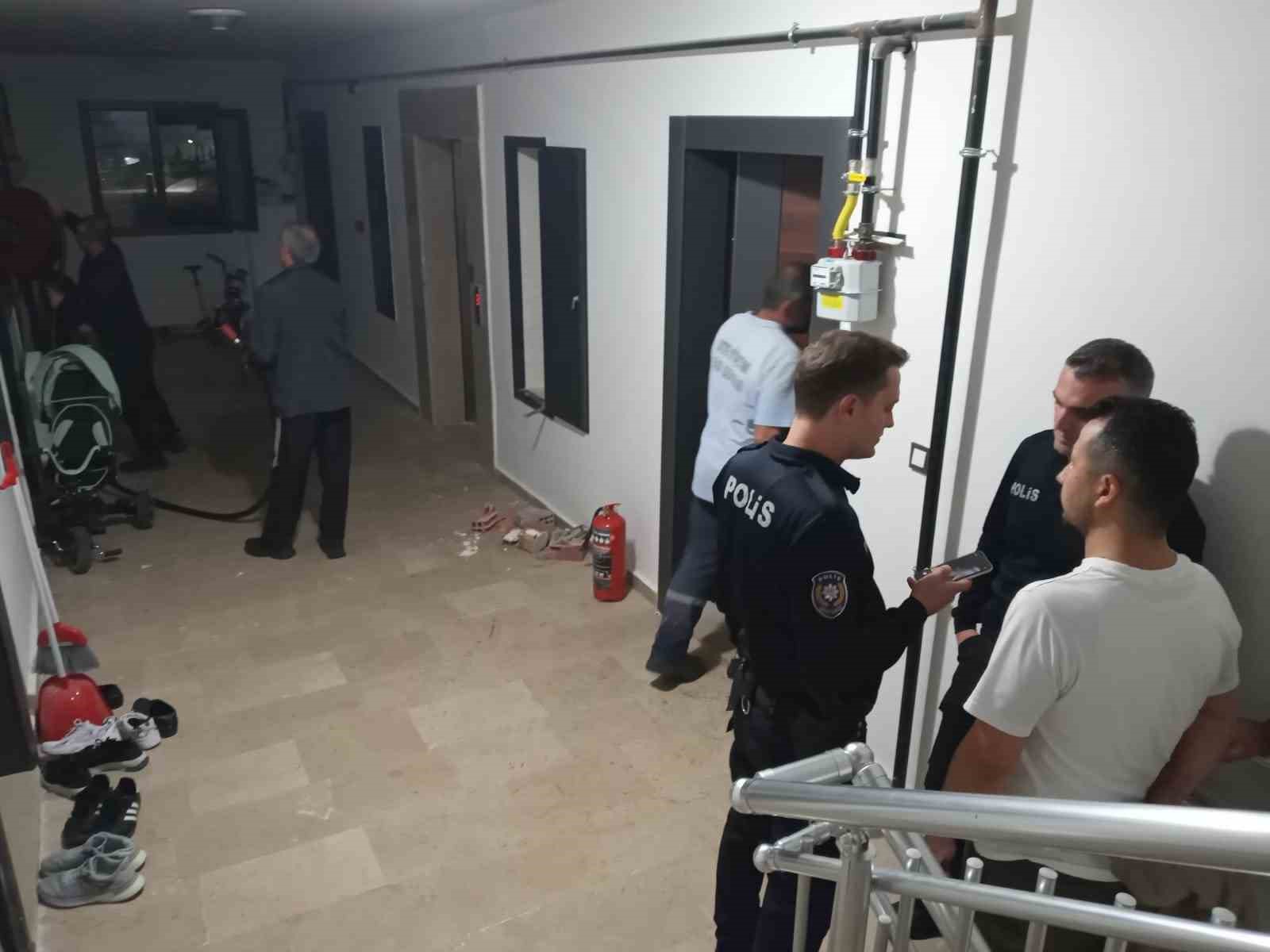 Sinop’ta apartman dairesinde yangın paniği