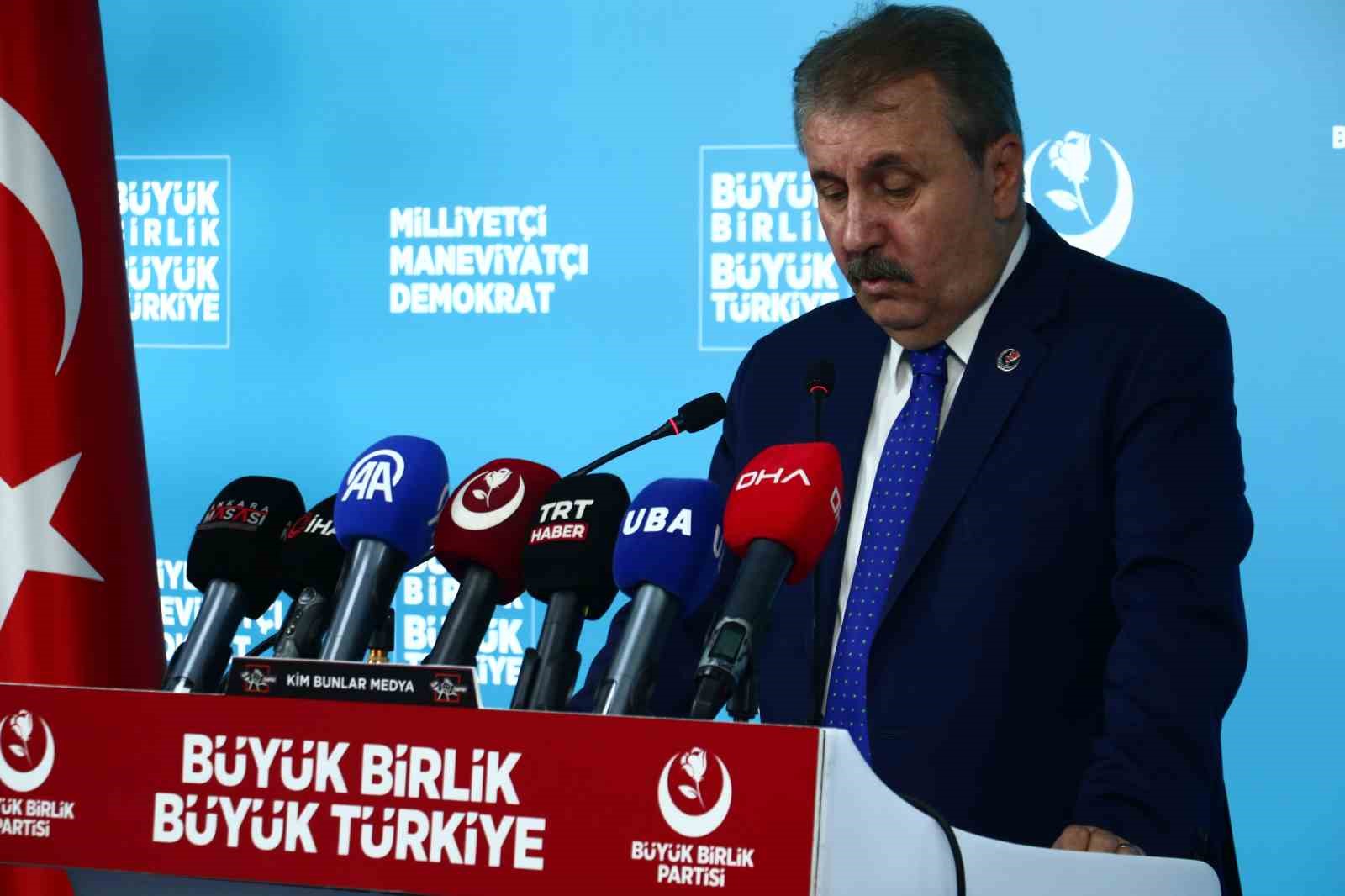 BBP Genel Başkanı Destici: "İspanya, İsrail ile ticaretini durdururken birçok İslam ülkesi hala ticaretini kesmedi"
