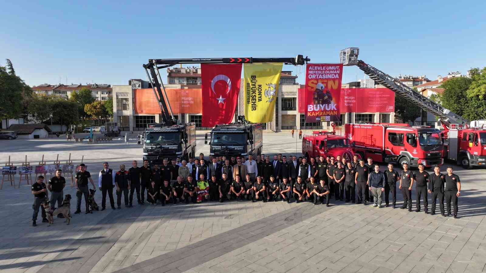 Konya B&uuml;y&uuml;kşehir&rsquo;den İtfaiye Haftası&rsquo;nda "Farkındalık" etkinliği
