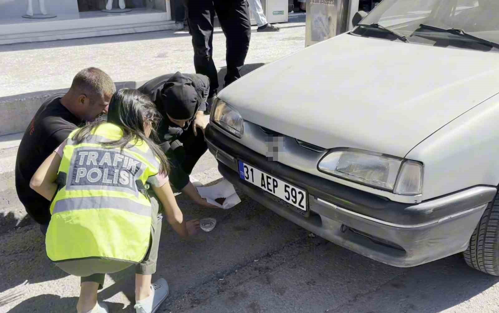 Polis ve itfaiyenin kedi kurtarma operasyonu
