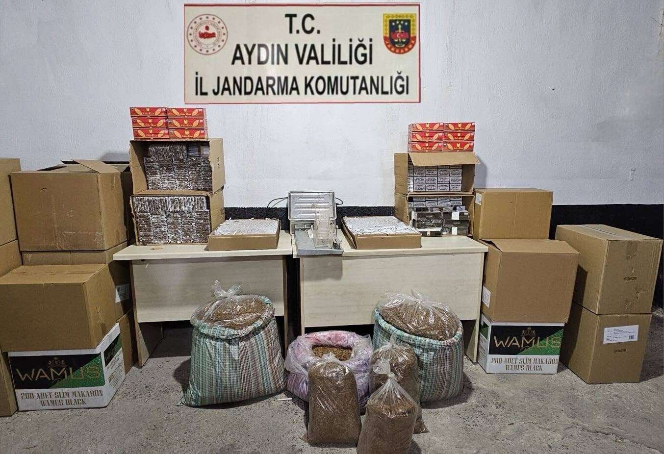 Söke’de kaçak tütün operasyonu