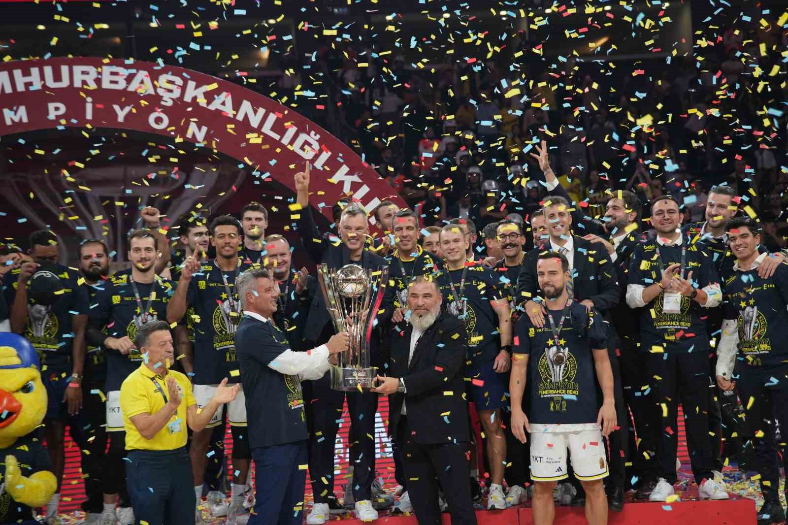 Fenerbahçe, Erkekler Cumhurbaşkanlığı Kupası’nı 8. kez kazandı