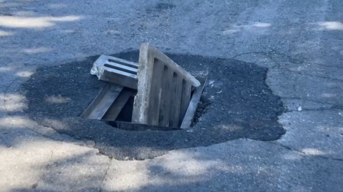 Erzincan’da kırılan mazgal tehlike oluşturdu