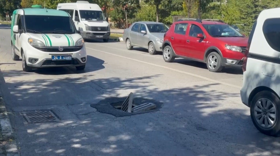 Erzincan’da kırılan mazgal tehlike oluşturdu