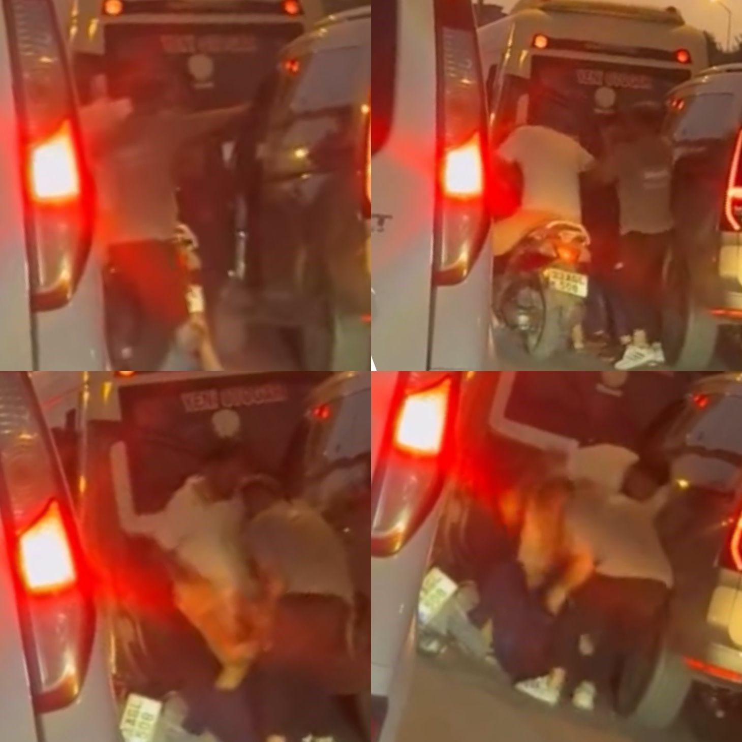 Trafikte araç sürücüsünü darbeden 2 şüpheli yakalandı