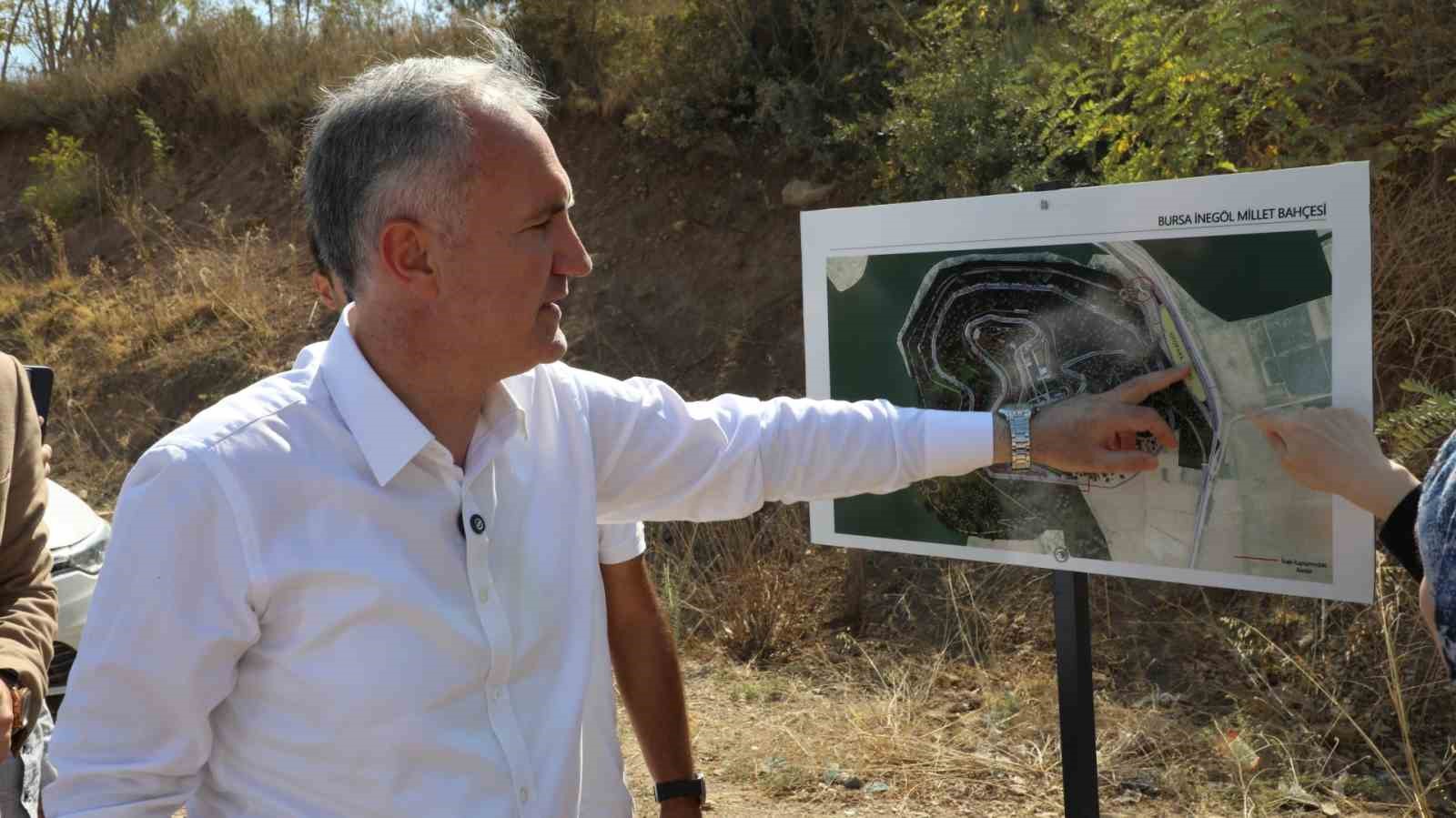 Bursa&rsquo;ya 452 dönümlük yeni Millet Bahçesi