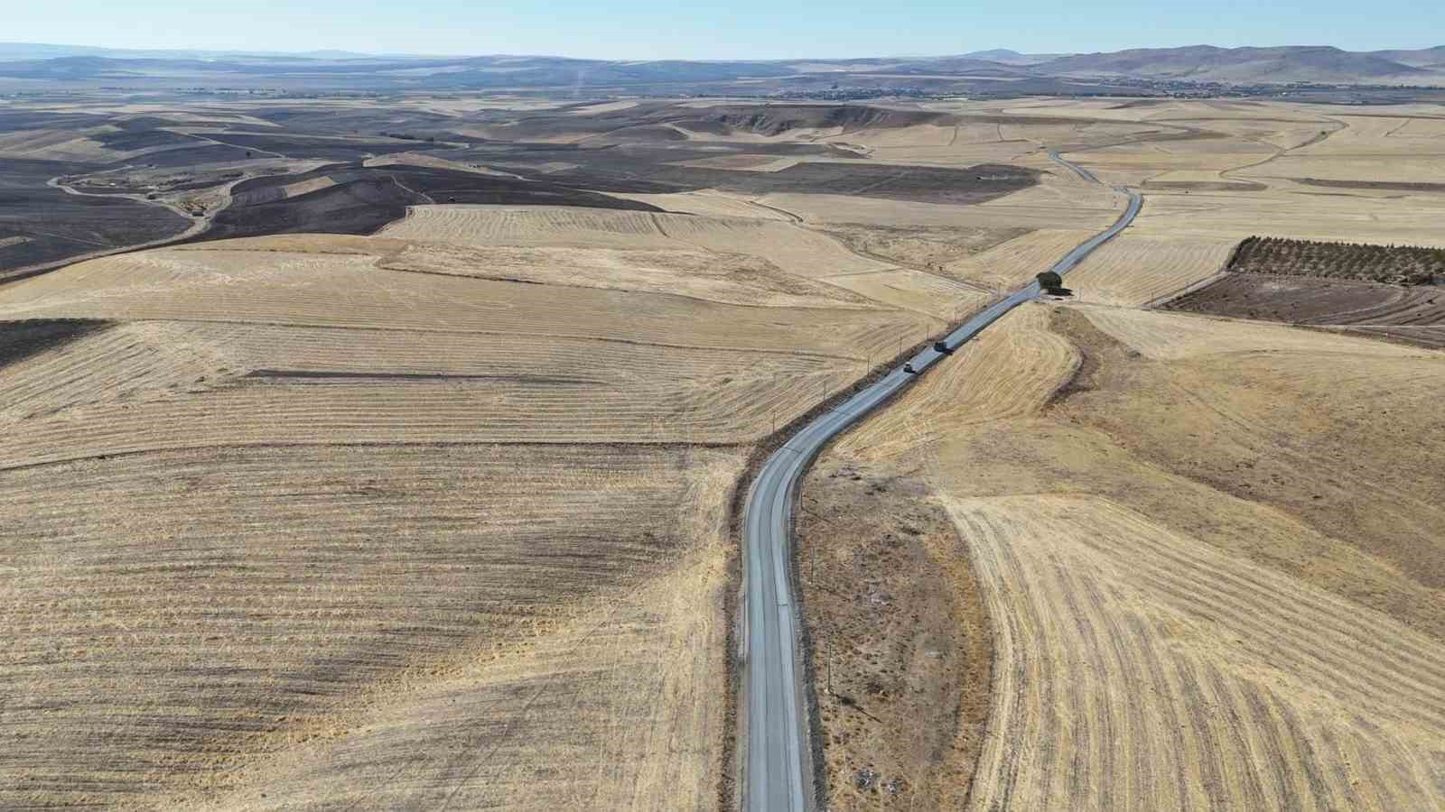 Kulu Kırkpınar ile Haymana Yeşilk&ouml;y arasındaki yol yapımı tamamlandı
