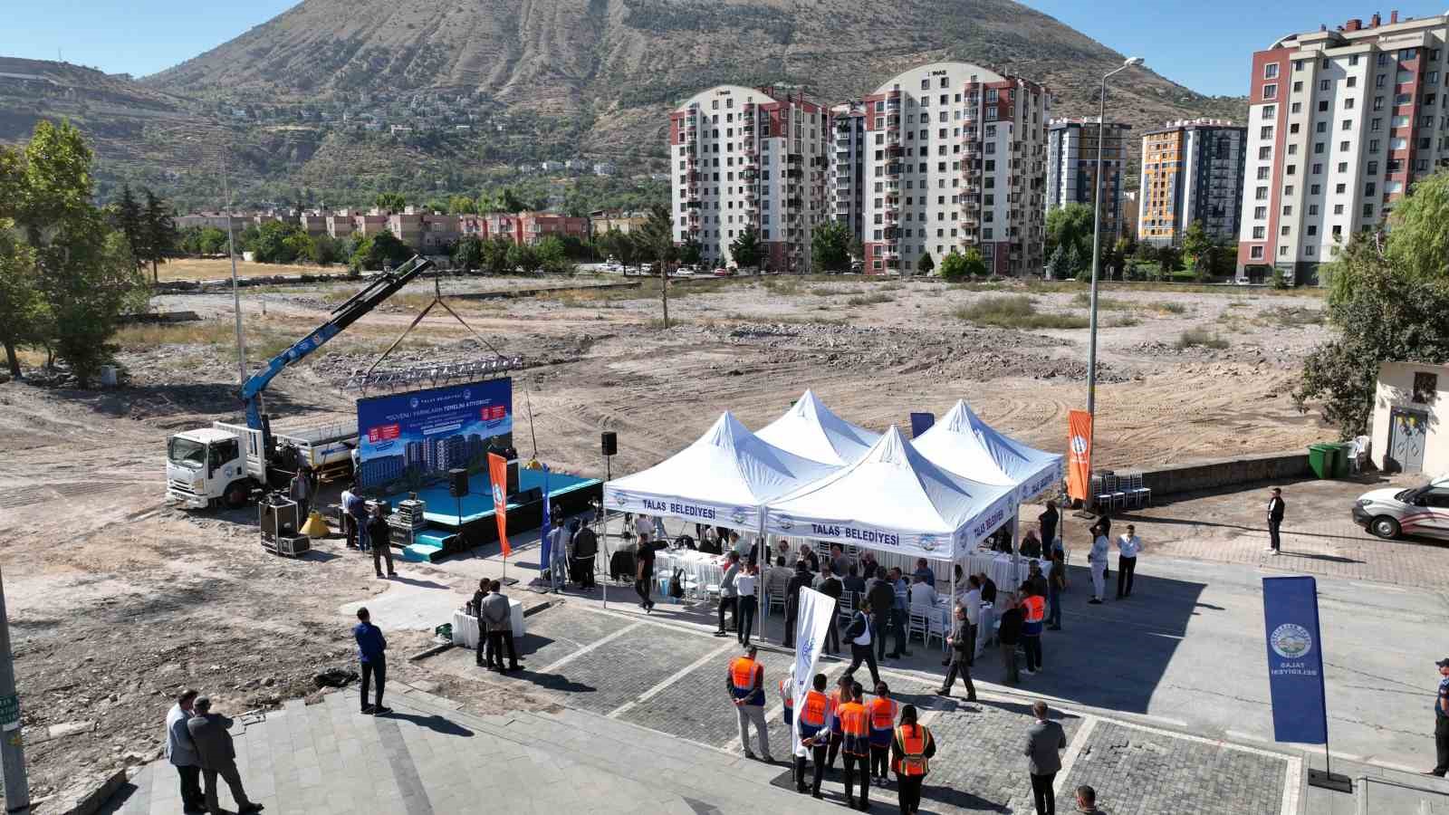 Talas&rsquo;ta kentsel d&ouml;n&uuml;ş&uuml;mde tarihi adım
