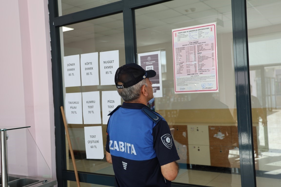 Kartepe’de okul kantinlerine hijyen ve gıda güvenliği denetimi