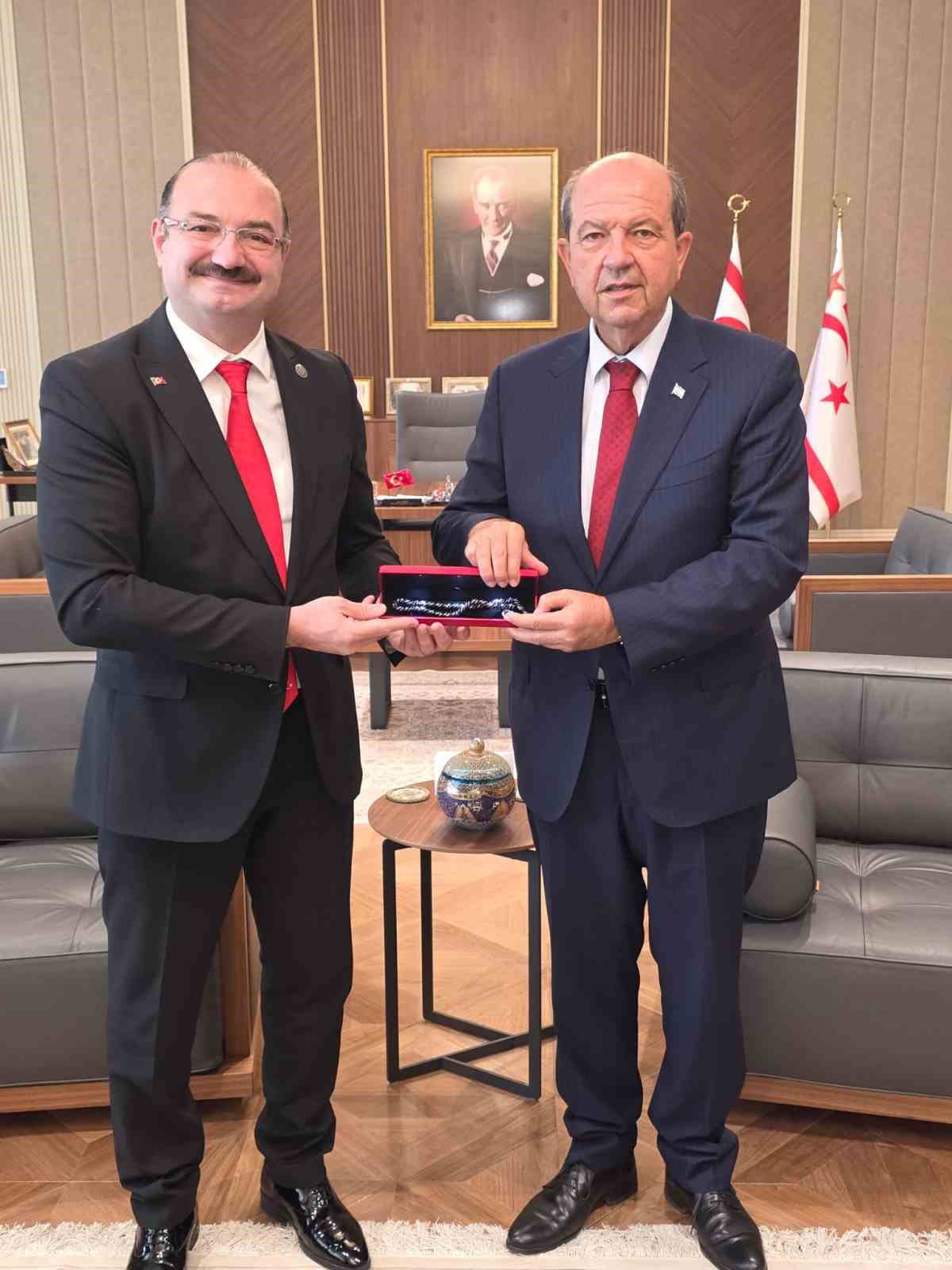 Atatürk Üniversitesi Heyeti KKTC’de önemli ziyaretler gerçekleştirdi