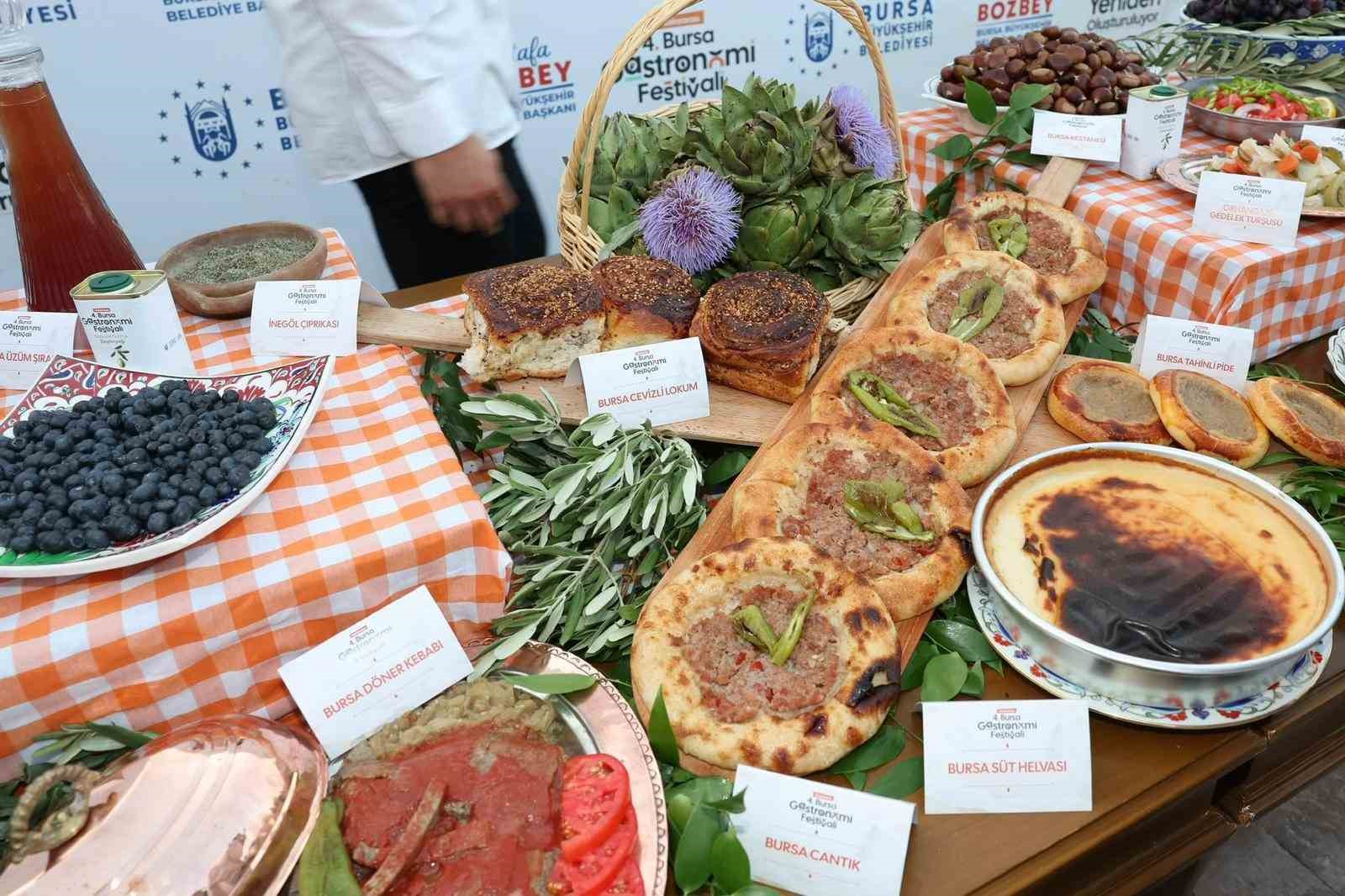Bursa&rsquo;da gastronomi festivali başlıyor
