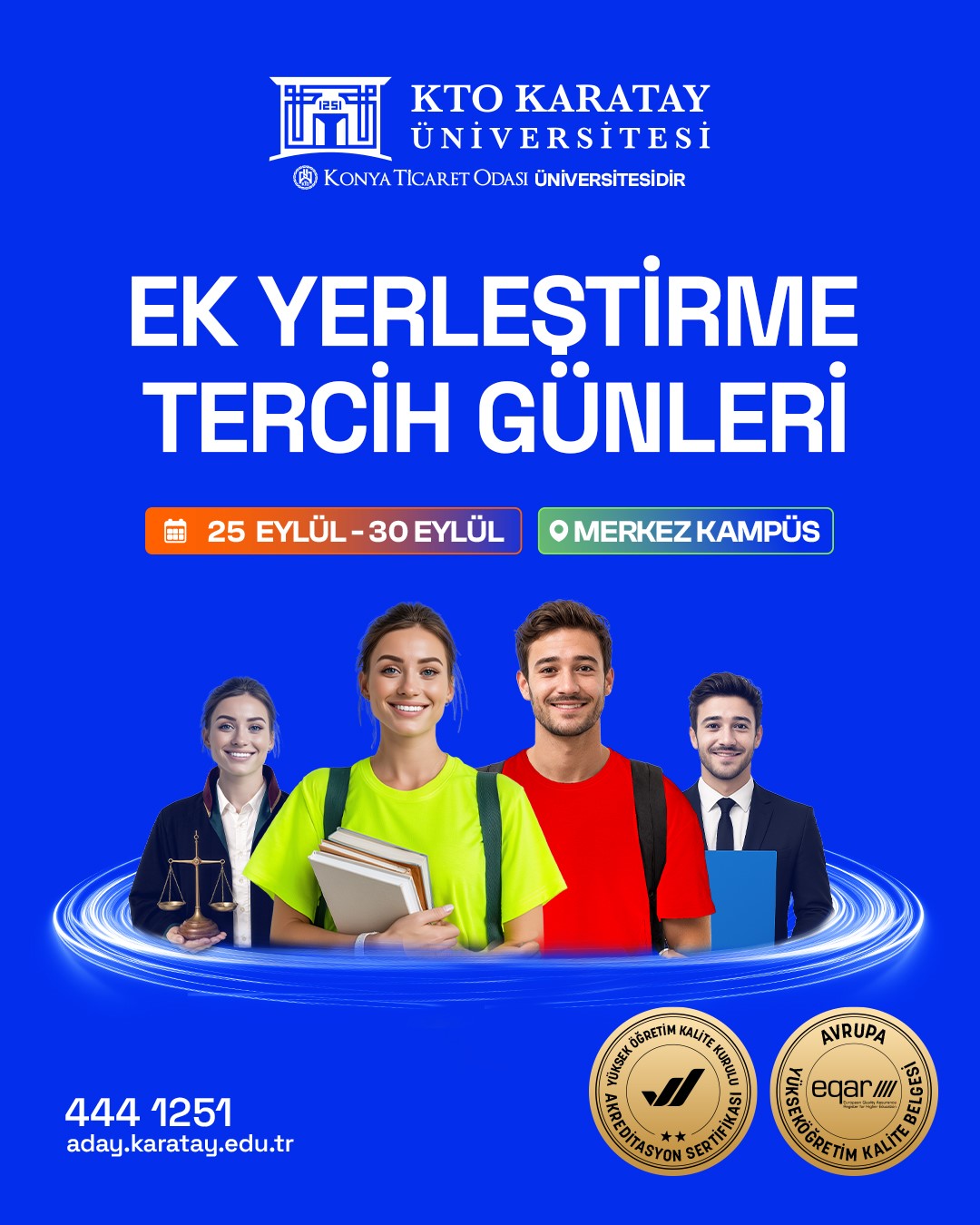 KTO Karatay &Uuml;niversitesi&rsquo;nde ek yerleştirme tercih g&uuml;nleri başladı

