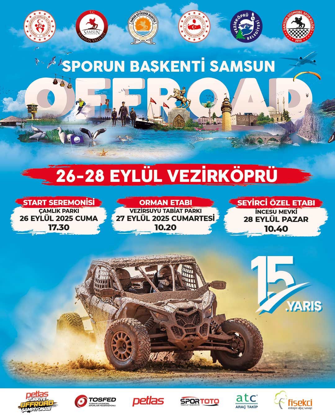 Samsun’da off-road heyecanı
