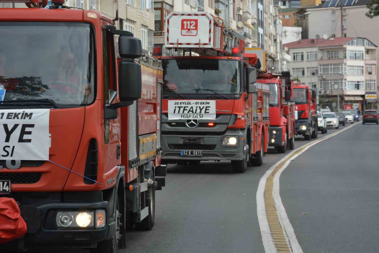 İtfaiyenin kuruluş yıl dönümü kutlaması