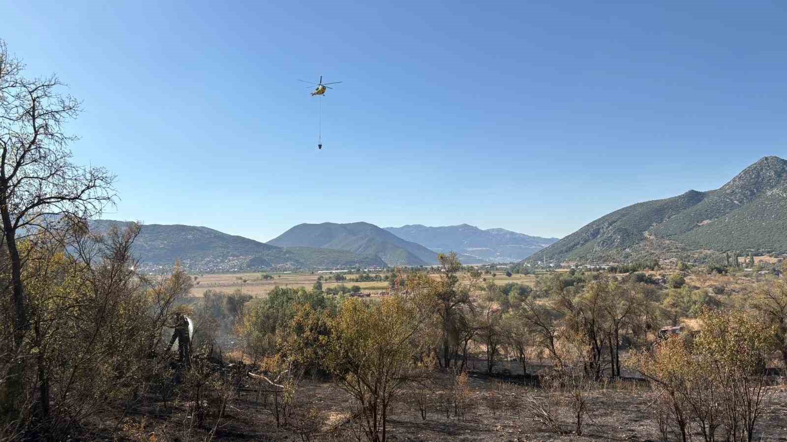 Burdur&rsquo;daki orman yangını s&ouml;nd&uuml;r&uuml;ld&uuml;
