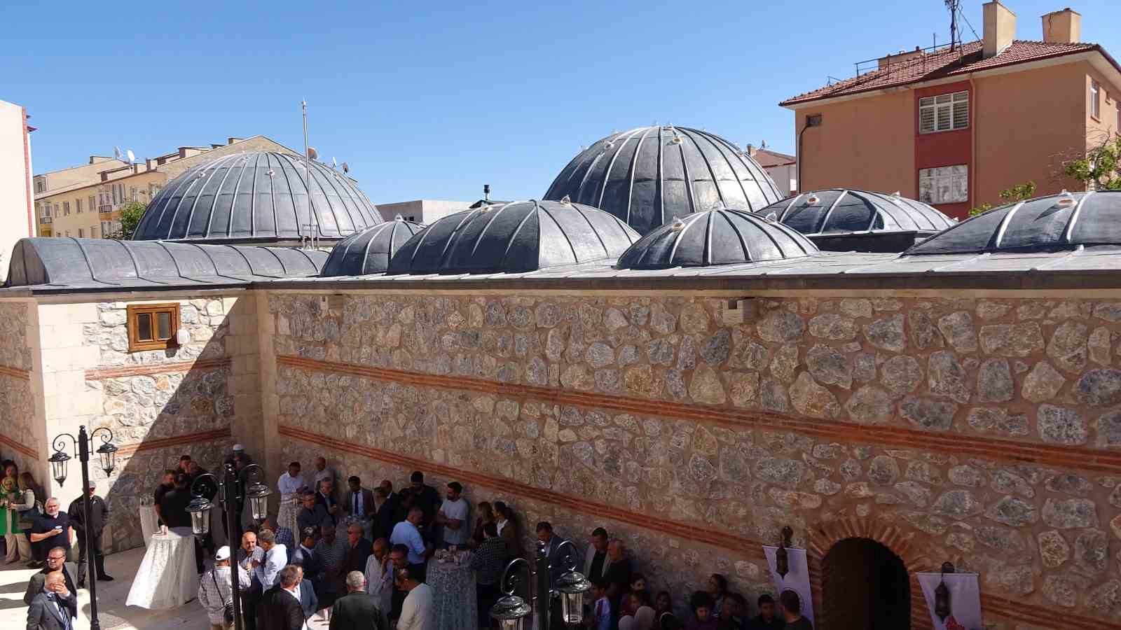 Tarihi Çifte Hamam restore edilerek ziyarete açıldı