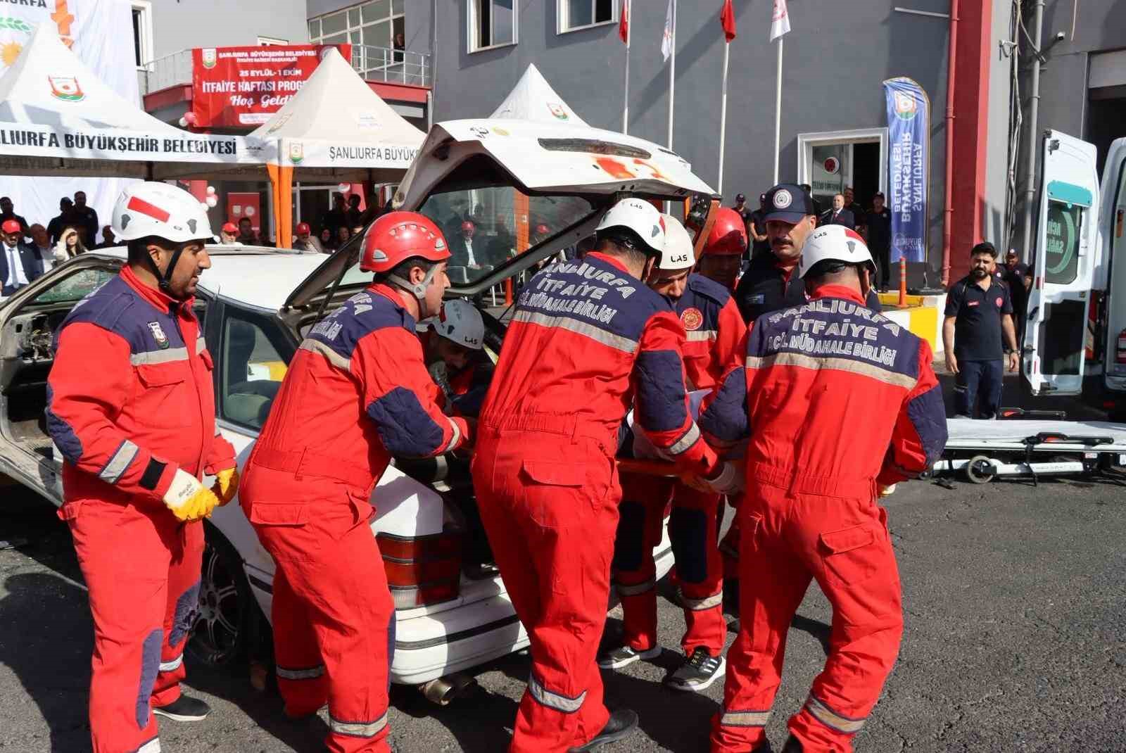 Şanlıurfa’da nefes kesen tatbikat