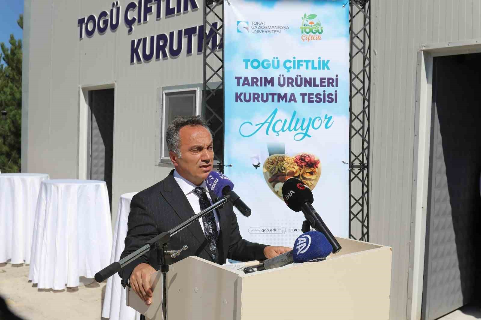 Tokat’ta günlük 1 ton yaş tarım ürünü kurutulacak