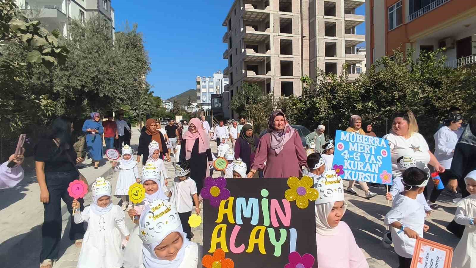 Anamur’da minikler Kur’an yolculuğuna başladı