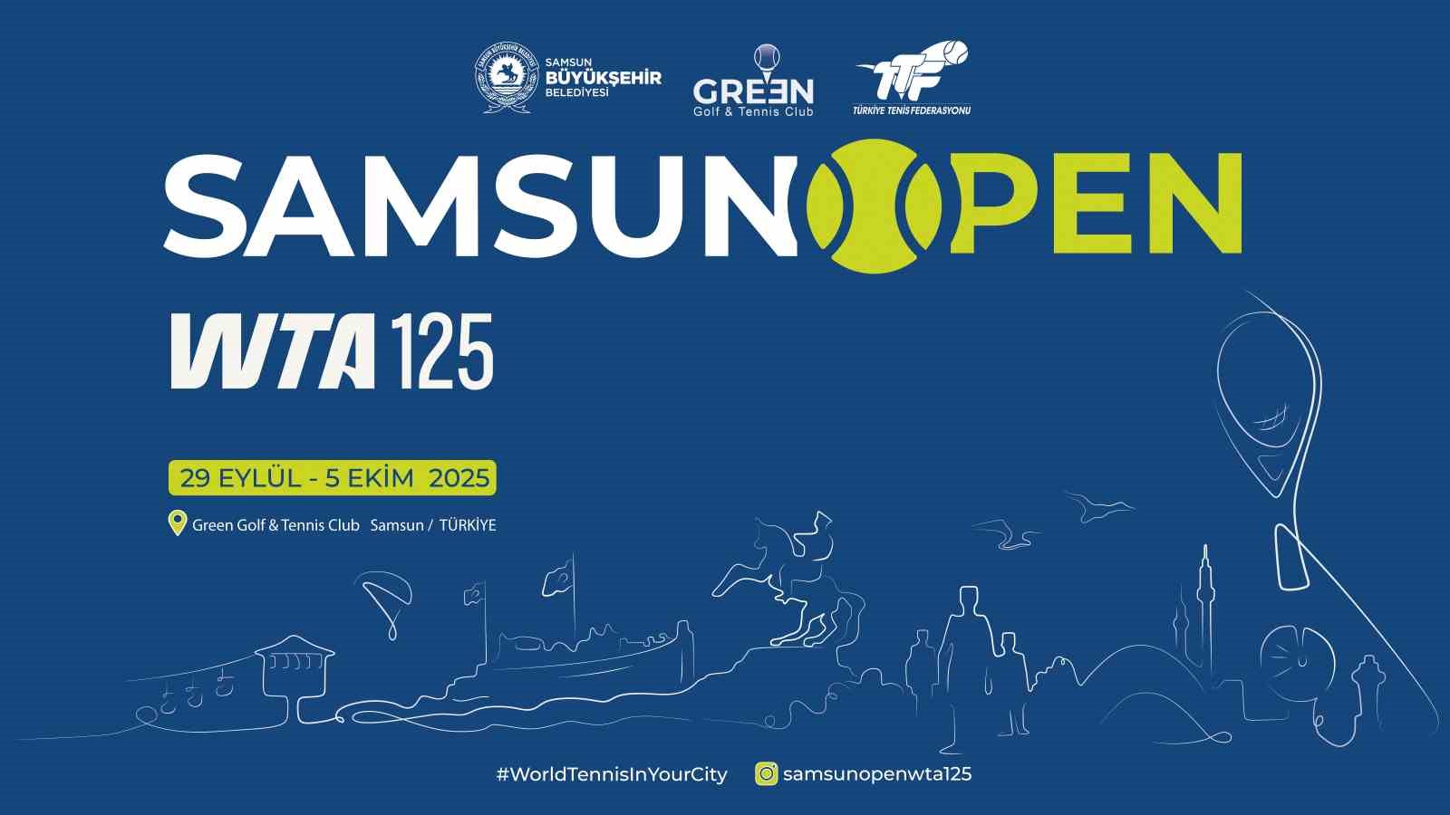 Samsun Uluslararası Open Wta Tenis Turnuvası başlıyor