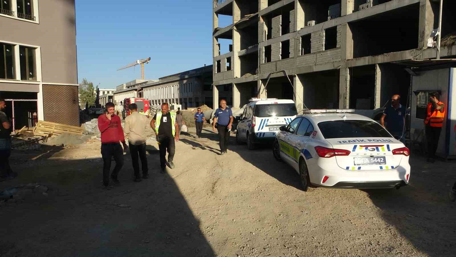 Malatya’da çarşı inşaatında göçük: 1 yaralı