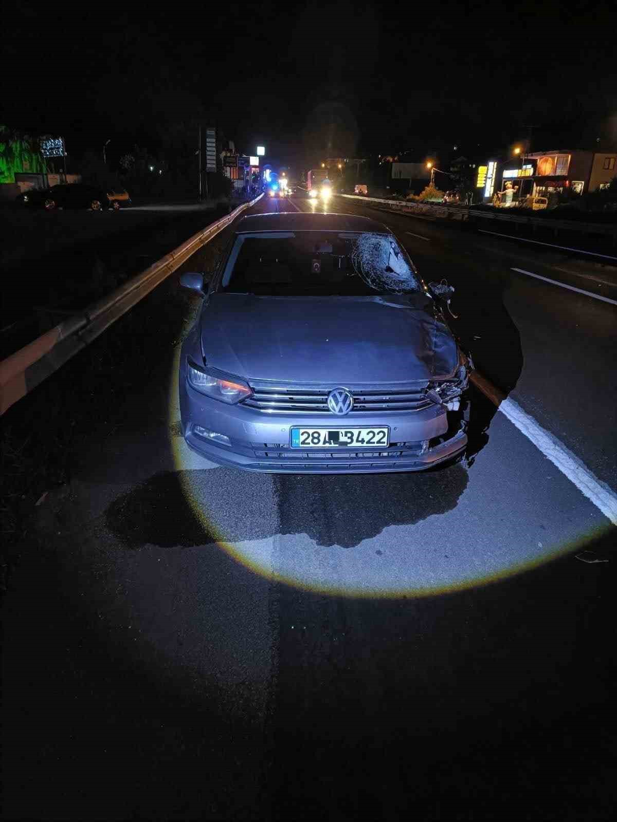 Keşap’ta trafik kazası: 1 ölü