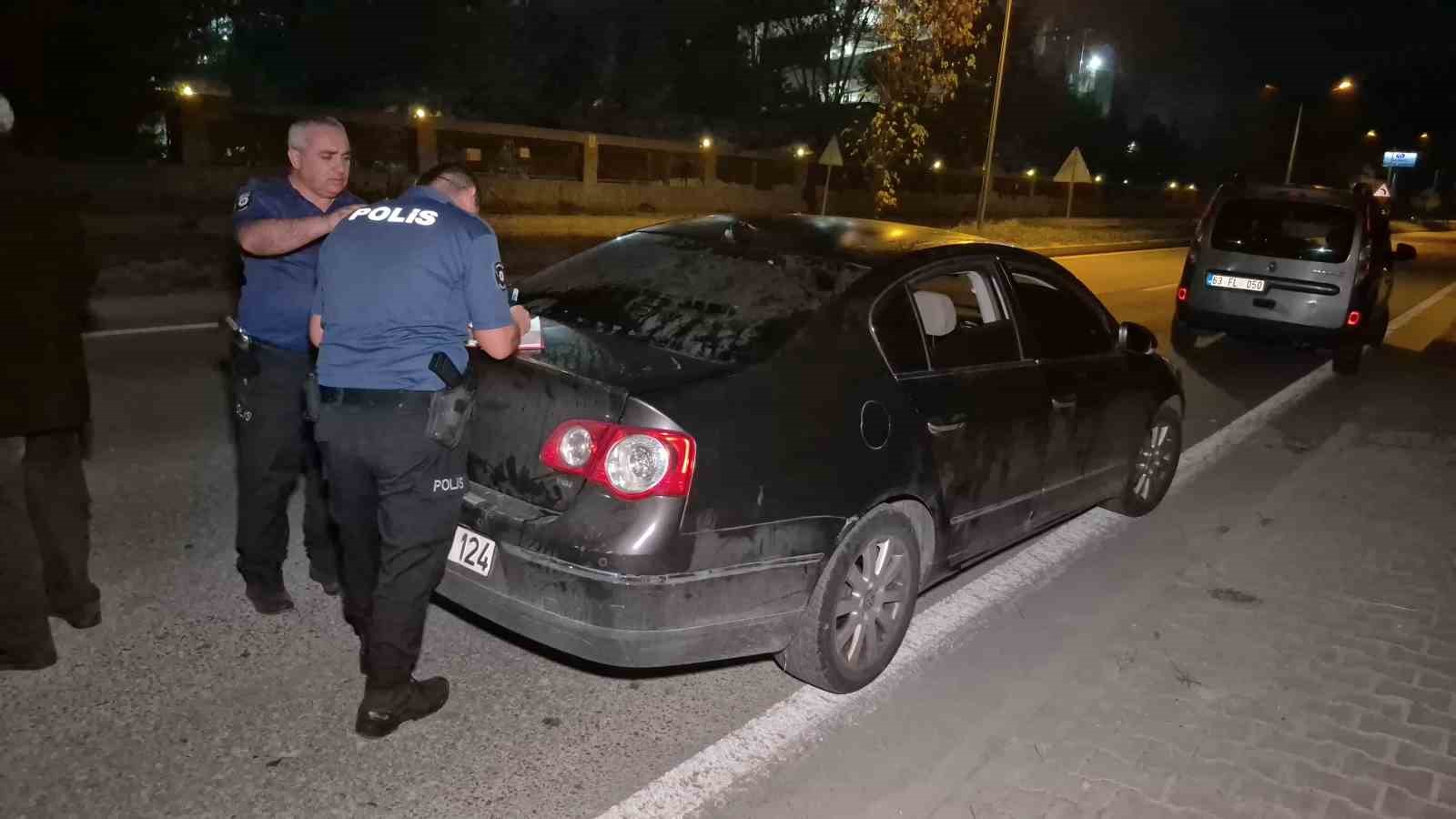 Polisi gören kaçmaya çalıstı