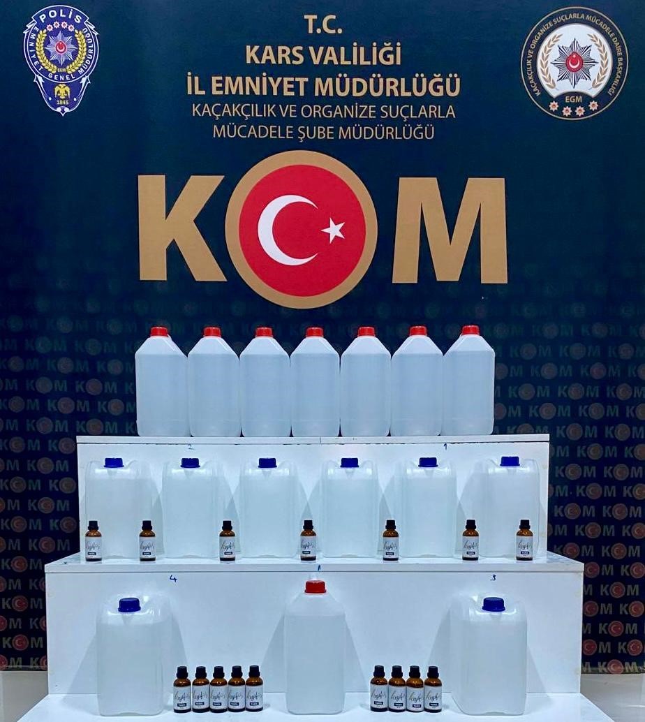 Kars’ta sahte içki operasyonu
