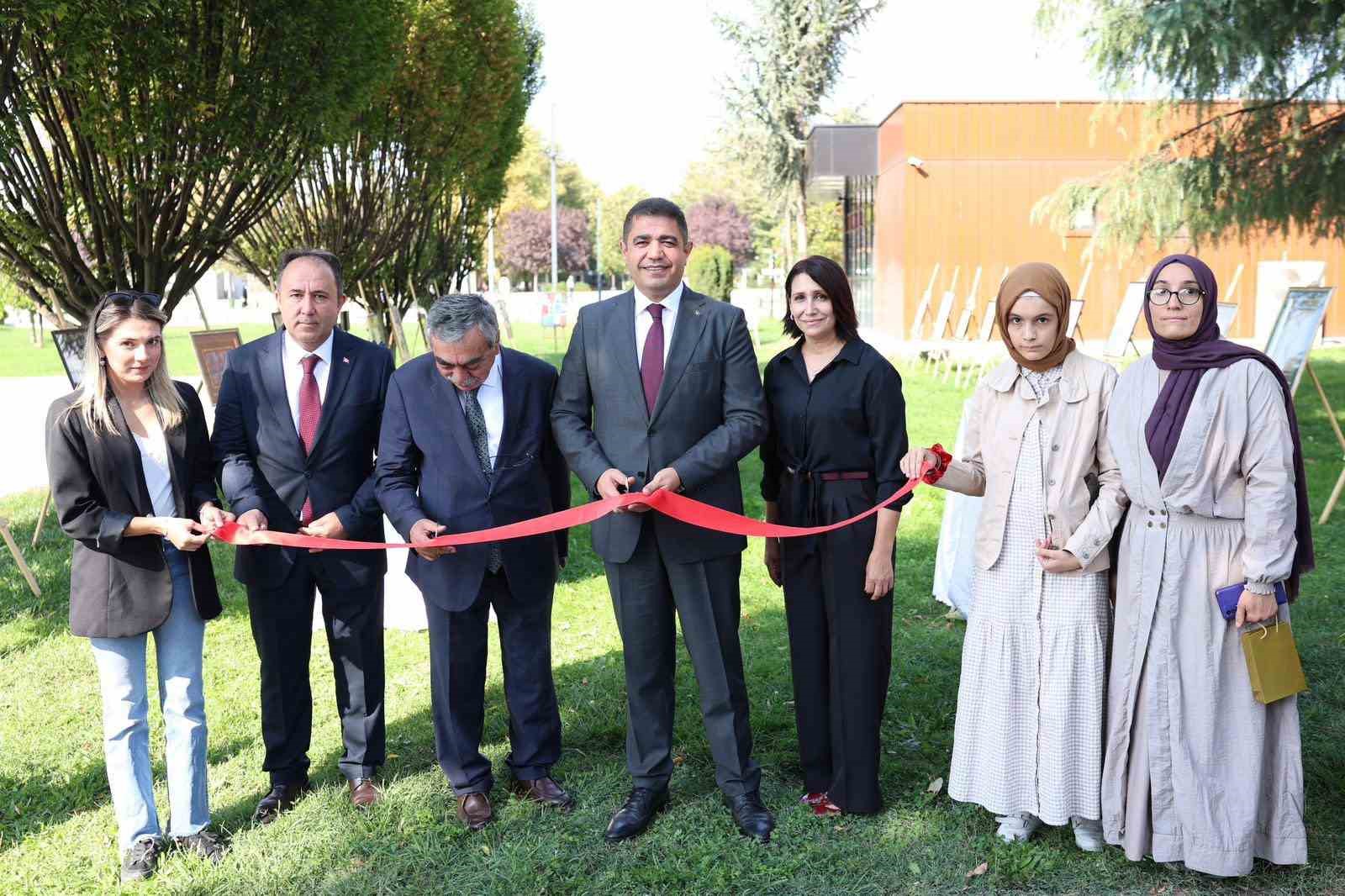 Düzce’de ebru sergisi açıldı